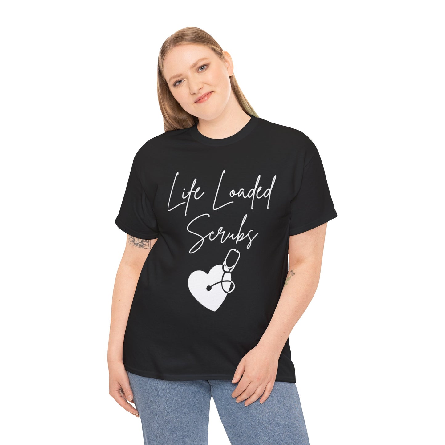 Life Loaded Scrubs Logo T-Shirt