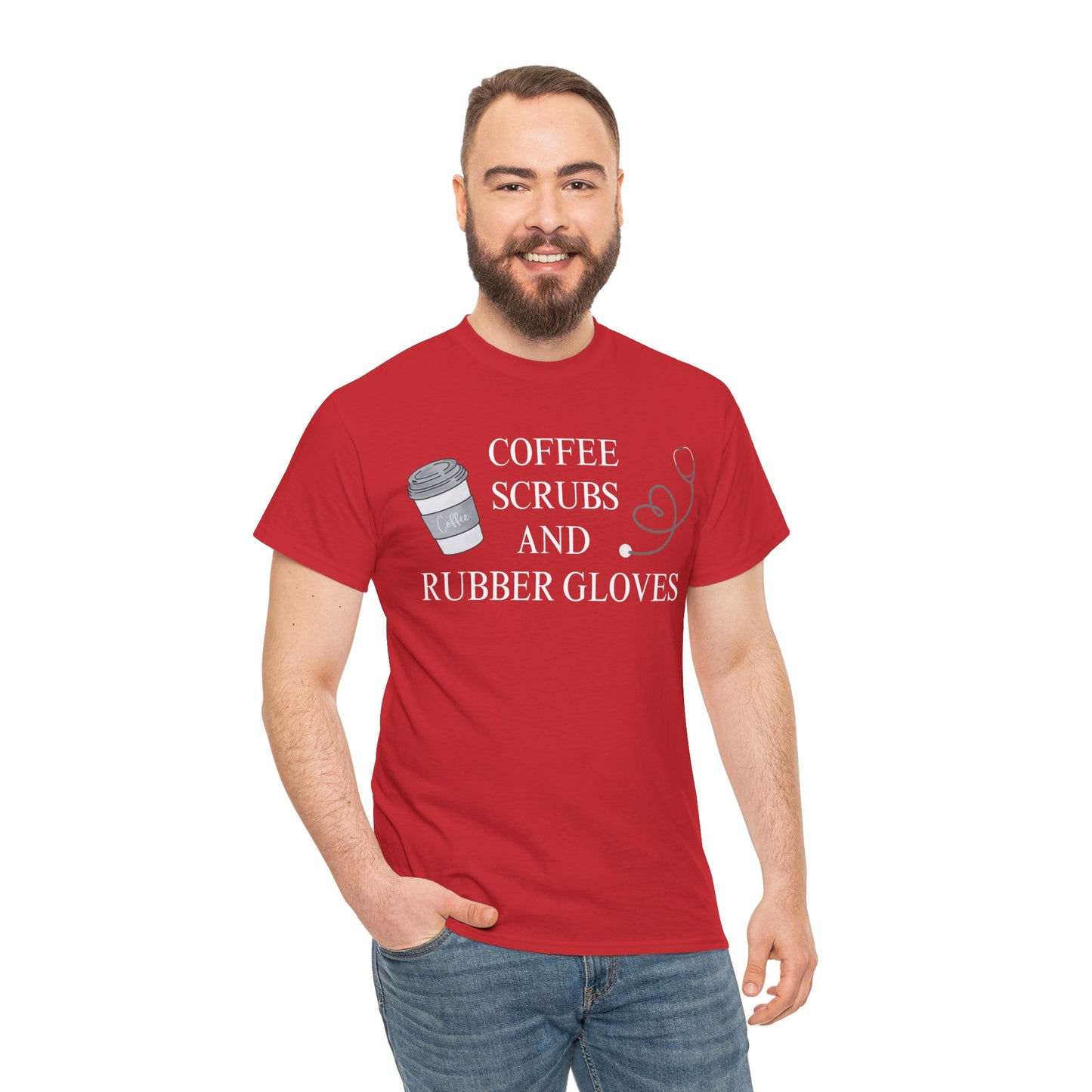 Coffee Scrubs Rubber Gloves T-Shirt