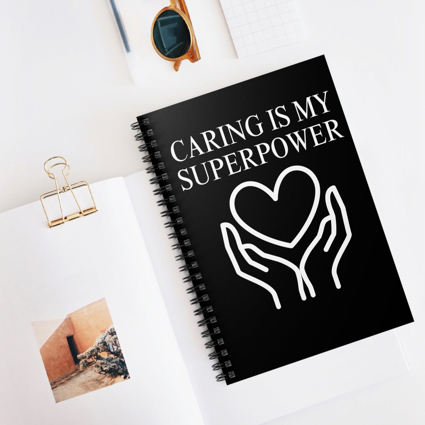 Caring Is My Superpower Notebook