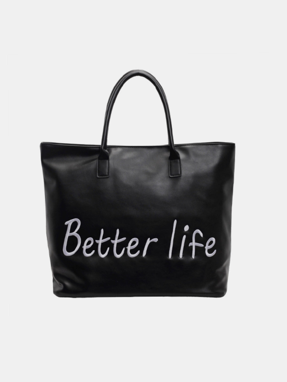 BETTER LIFE Leather Tote Bag