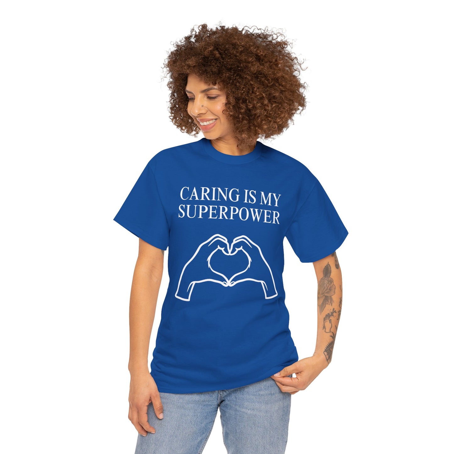 Caring Is My Superpower T-Shirt 1