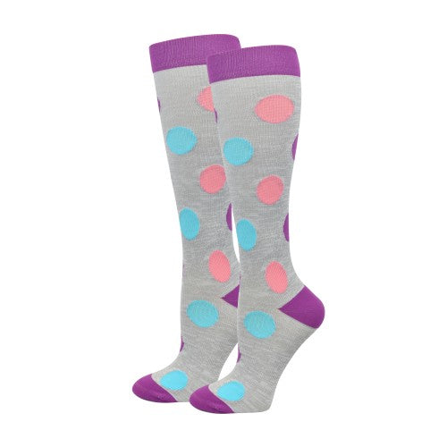 Bright Dots Compression Socks