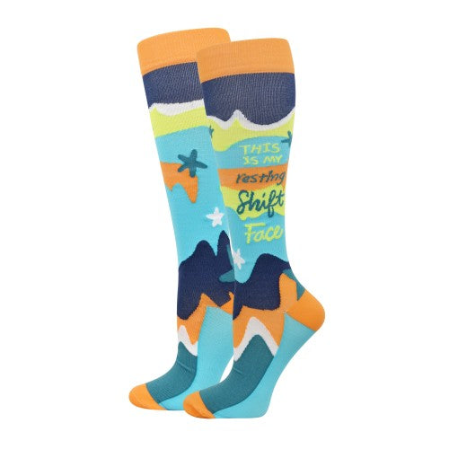 Resting Shift Face Compression Socks