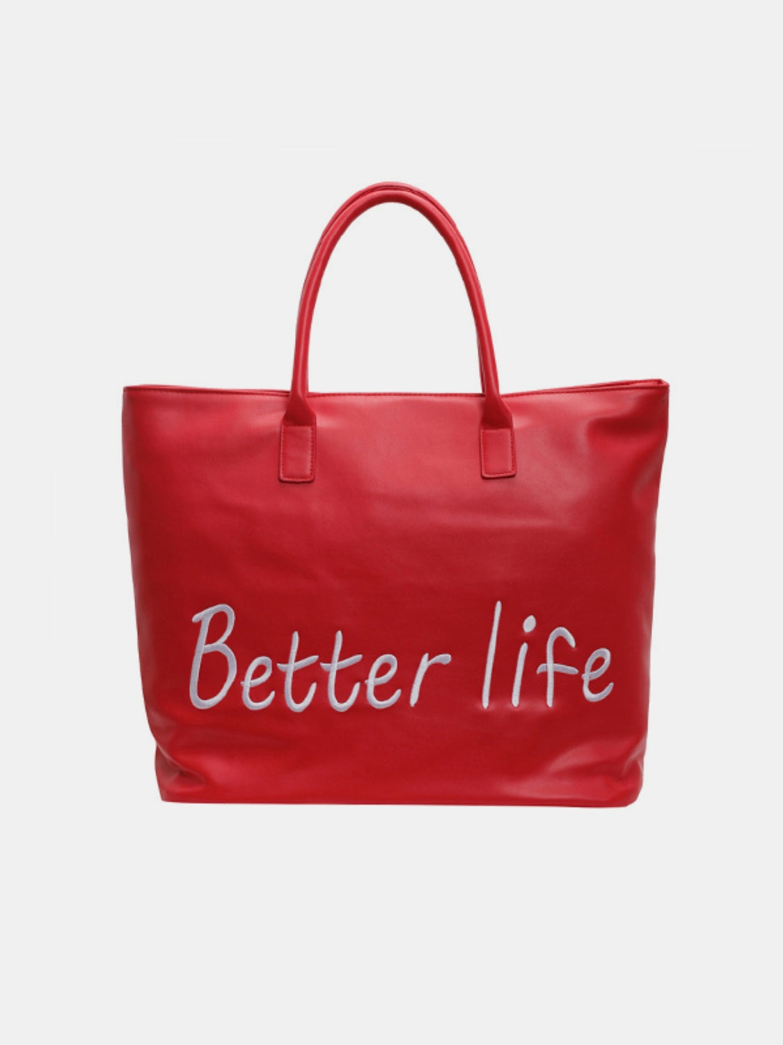 BETTER LIFE Leather Tote Bag