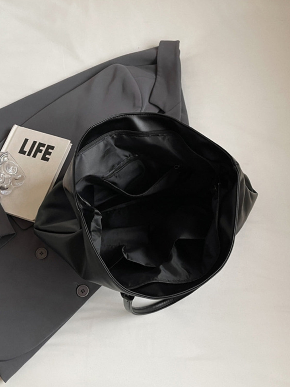 BETTER LIFE Leather Tote Bag