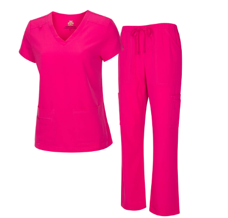 Women’s Cool Stretch V-Neck Cargo Top and Pant Set