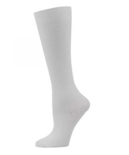 Solid White Compression Socks